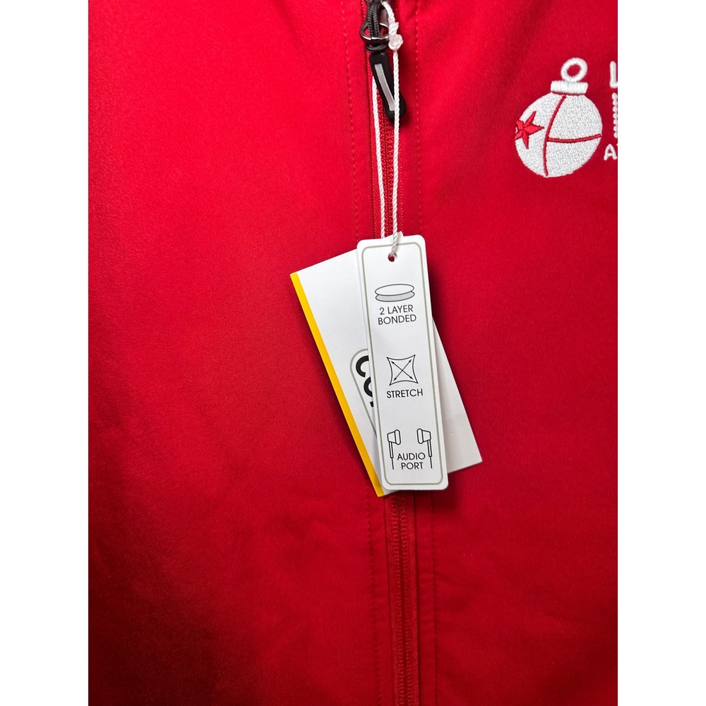 Core 365 Mens CE701 Red‎ Softshell Fleece Lined Vest Lone Star Lights Size Large - Picture 6 of 9